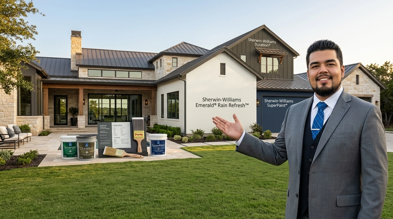 The Sherwin-Williams Exterior Paint Guide: Emerald Rain Refresh vs. Duration vs. SuperPaint